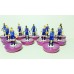 Subbuteo Andrew Table Soccer Toulouse 2016-17 on classic Hasbro bases